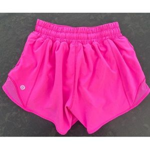 Lululemon Sonic Pink Hotty Hot Shorts